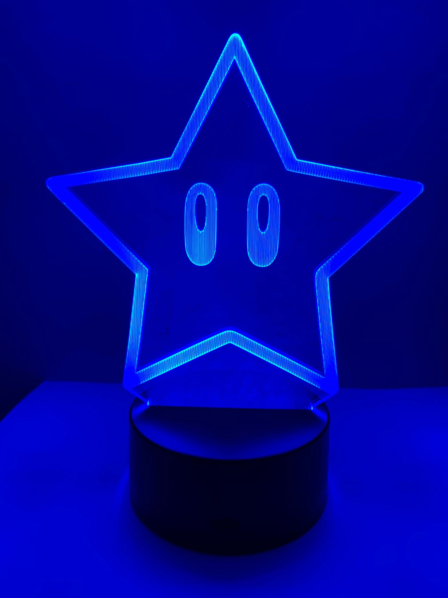 Lampe 3D DEL Étoile Super Mario