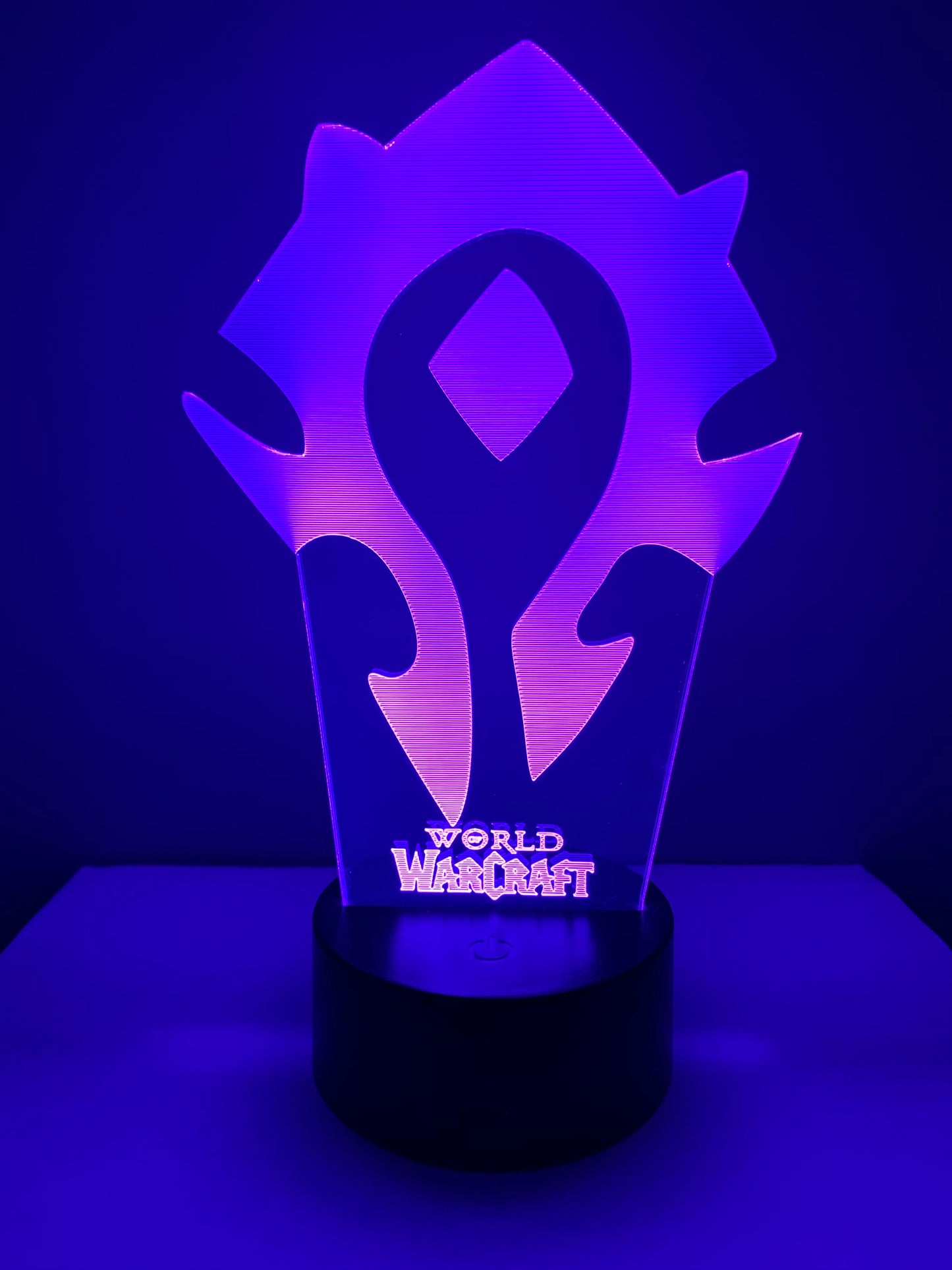 Lampe 3D DEL La Horde World Of Warcraft