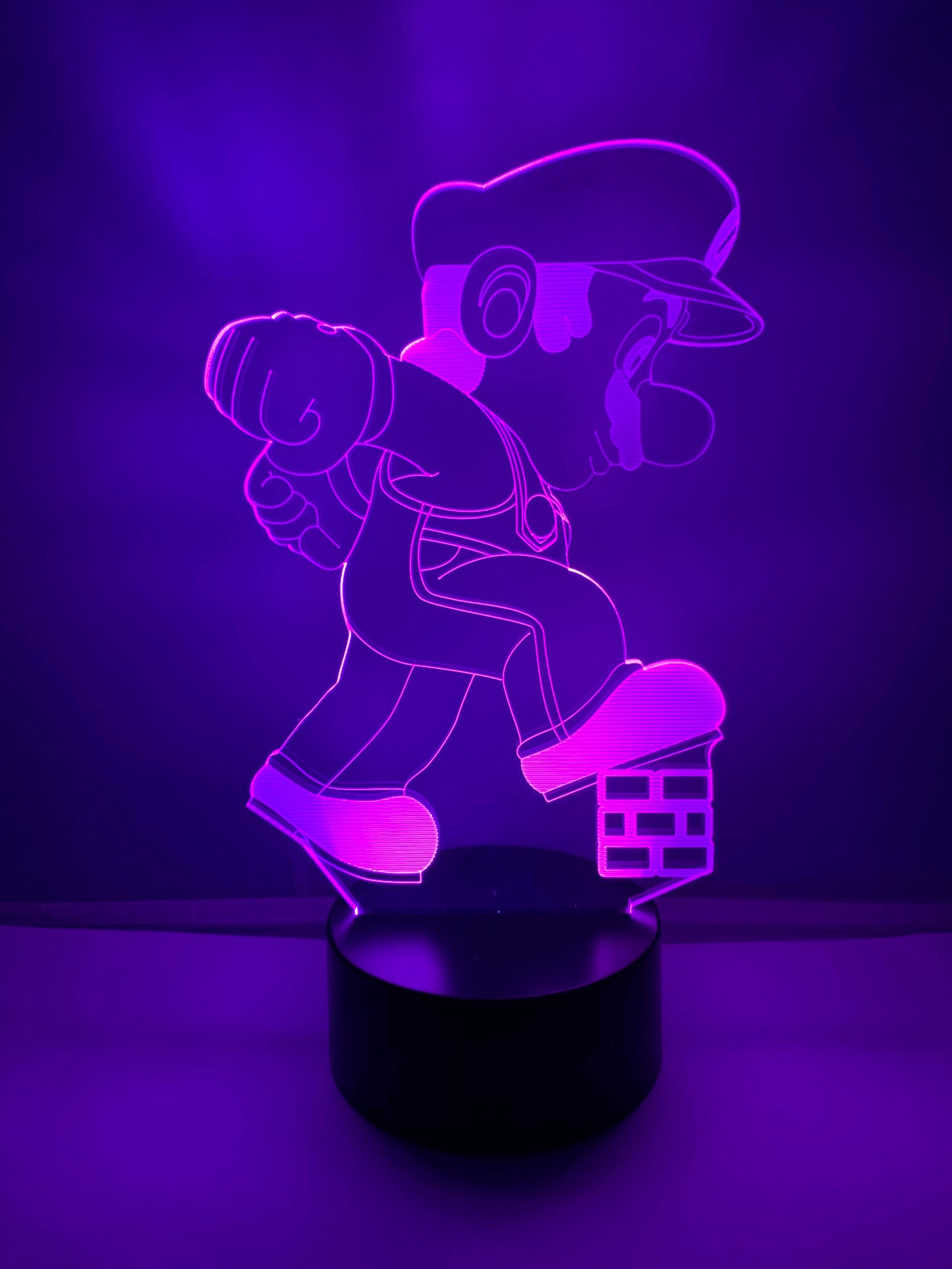 Lampe 3D DEL Super Mario géant