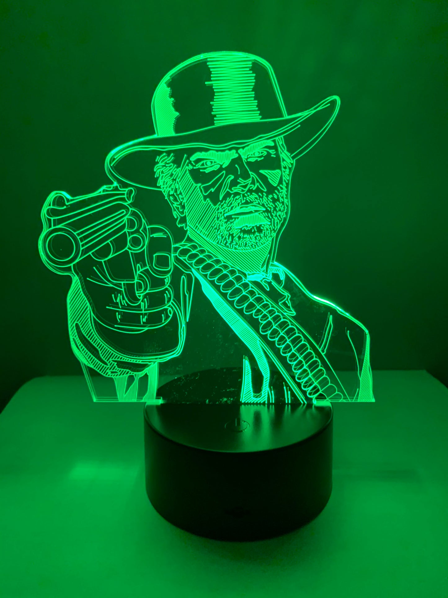 Lampe 3D DEL Cowboy Arthur Morgan (Red Dead Redemption)