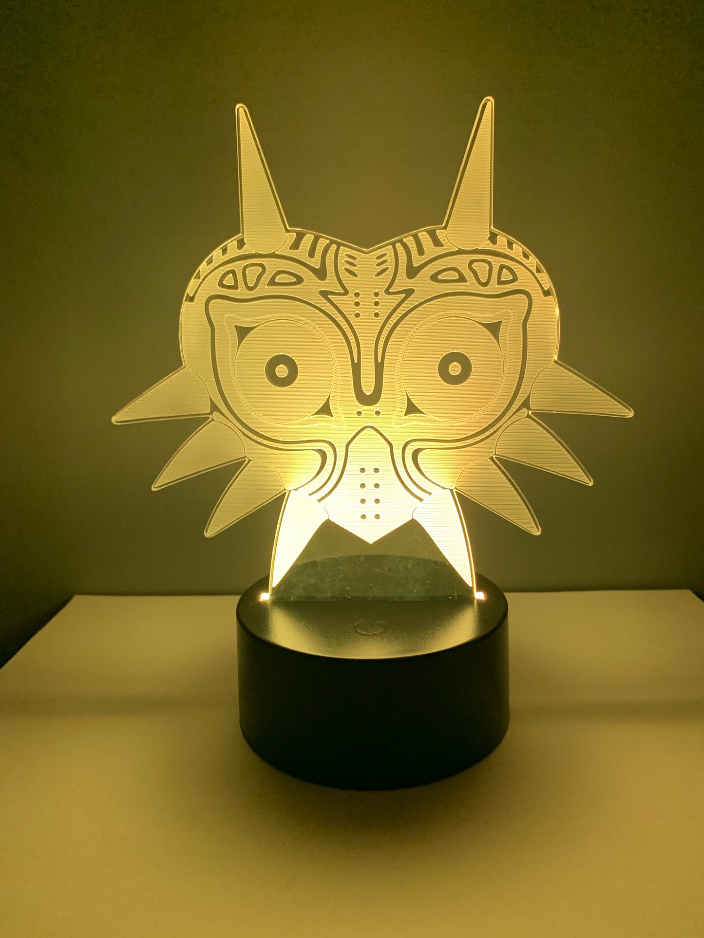 Lampe 3D DEL Zelda Majora Mask