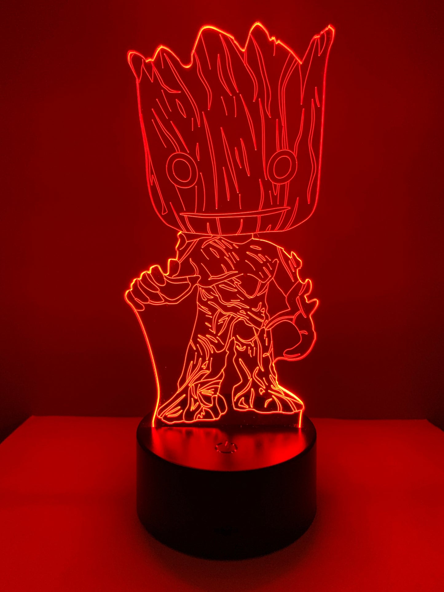 Lampe 3D DEL Baby Groot - Les Gardiens de la galaxie