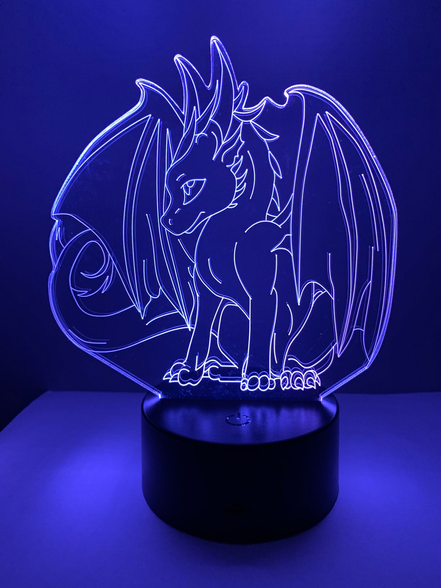 Lampe 3D DEL Joli Dragon