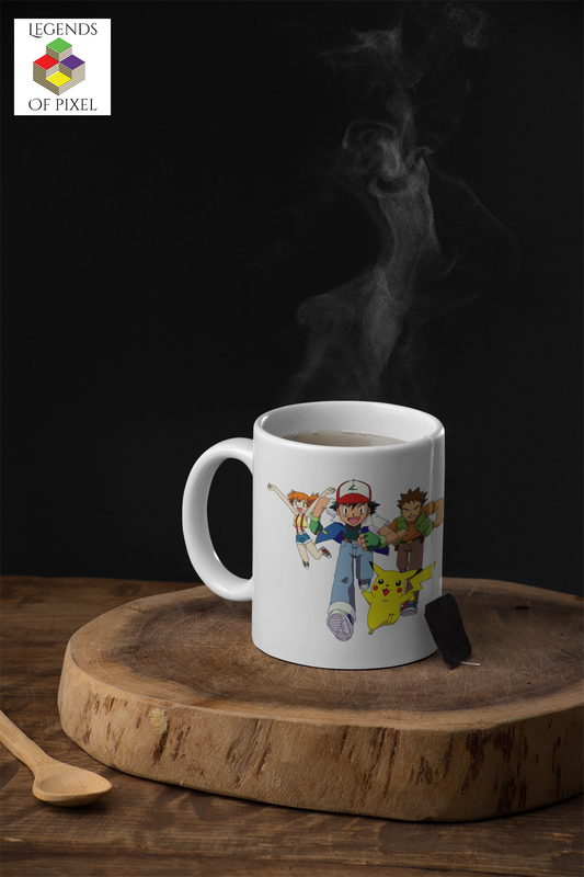Autocollant pour tasse Personnages Pokemon