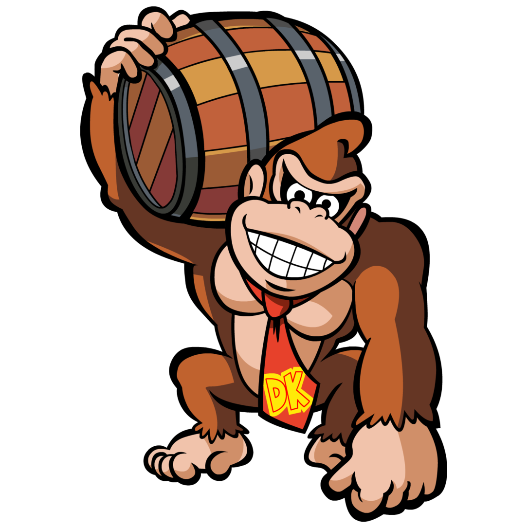 Autocollant pour tasse Donkey Kong Baril