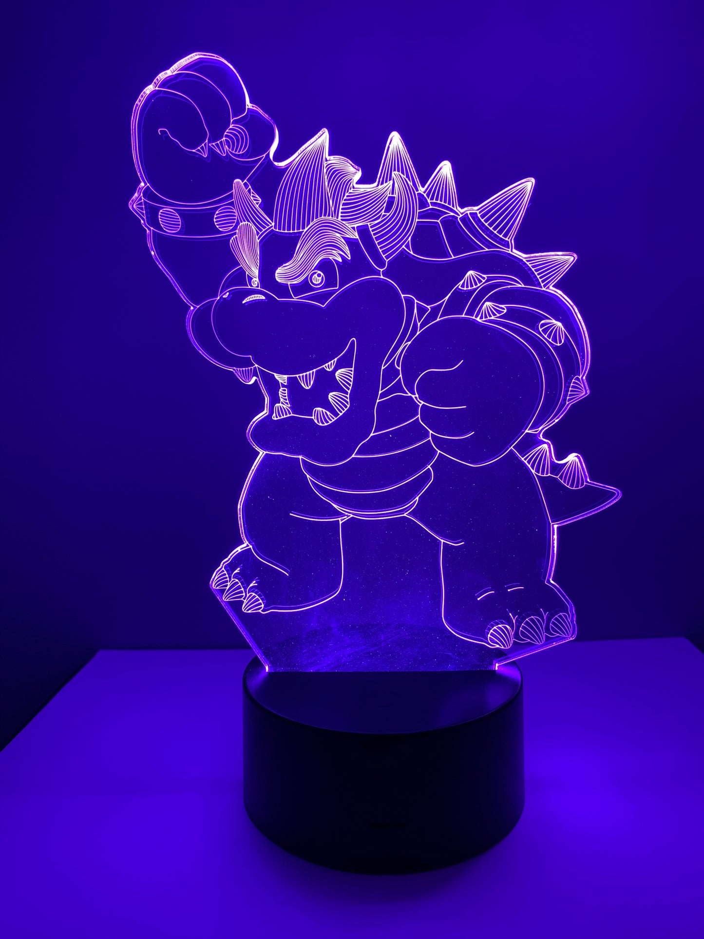 Lampe 3D DEL Bowser