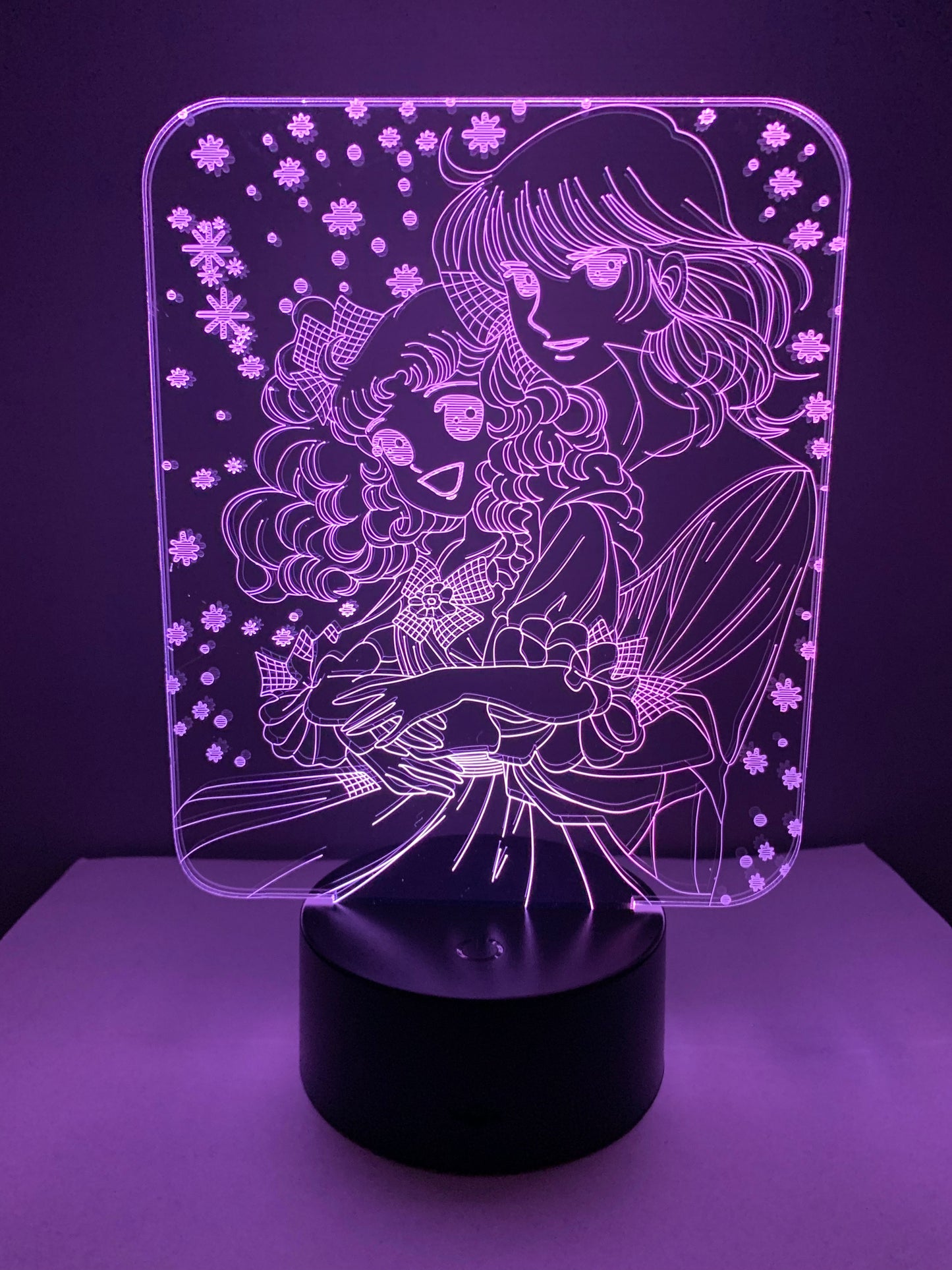 Lampe 3D DEL Candy et son prince