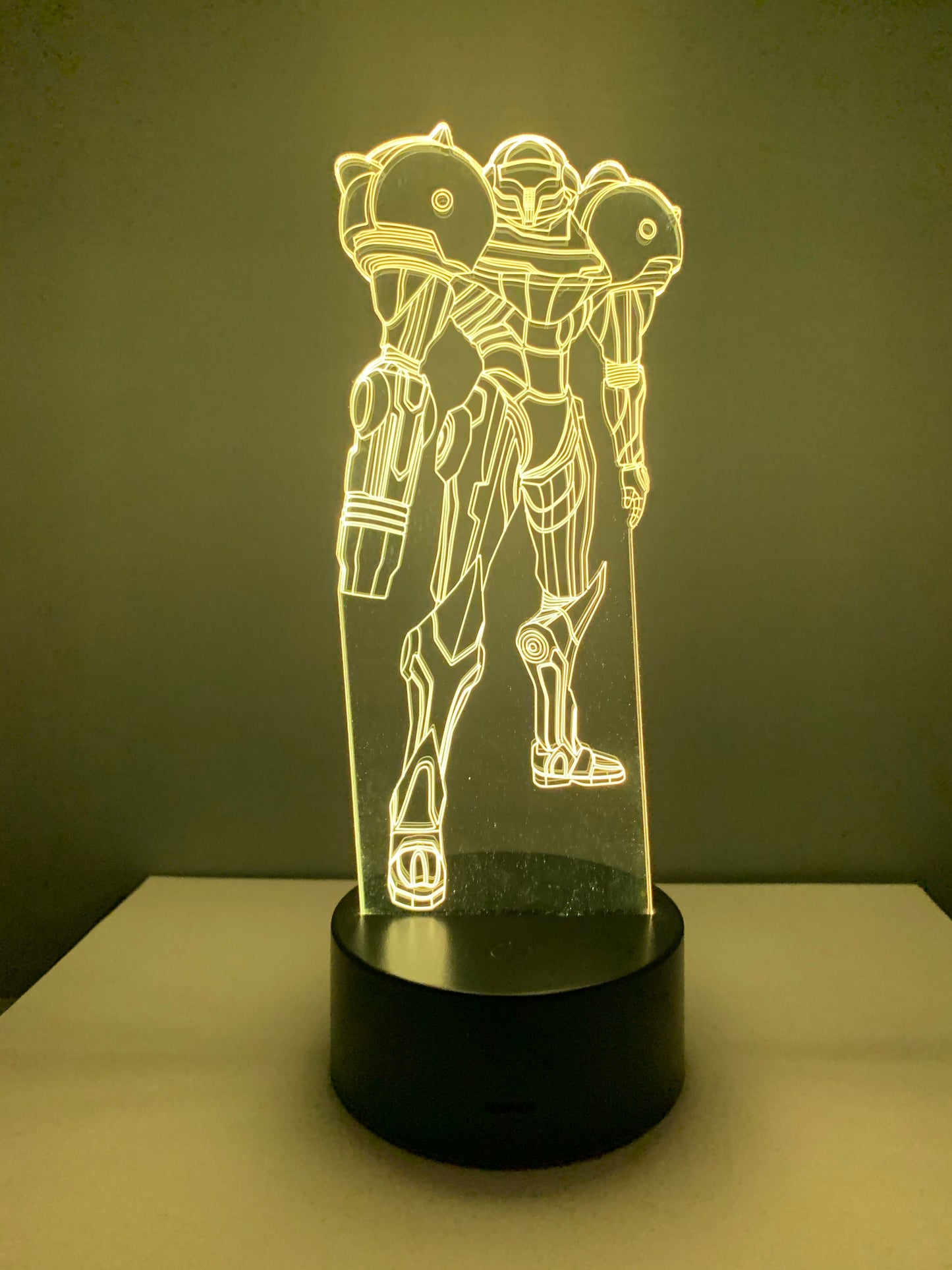 Lampe 3D DEL Samus Aran Metroid