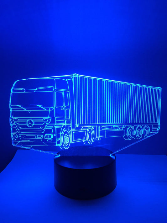 Lampe 3D DEL Truck Camion Van Chargé