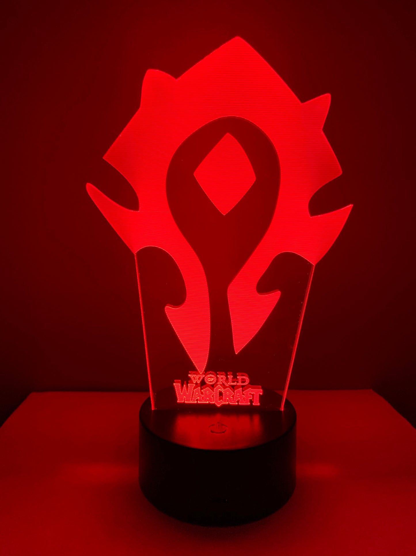 Lampe 3D DEL La Horde World Of Warcraft