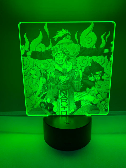 Lampe DEL Photo Réaliste Personnages Naruto