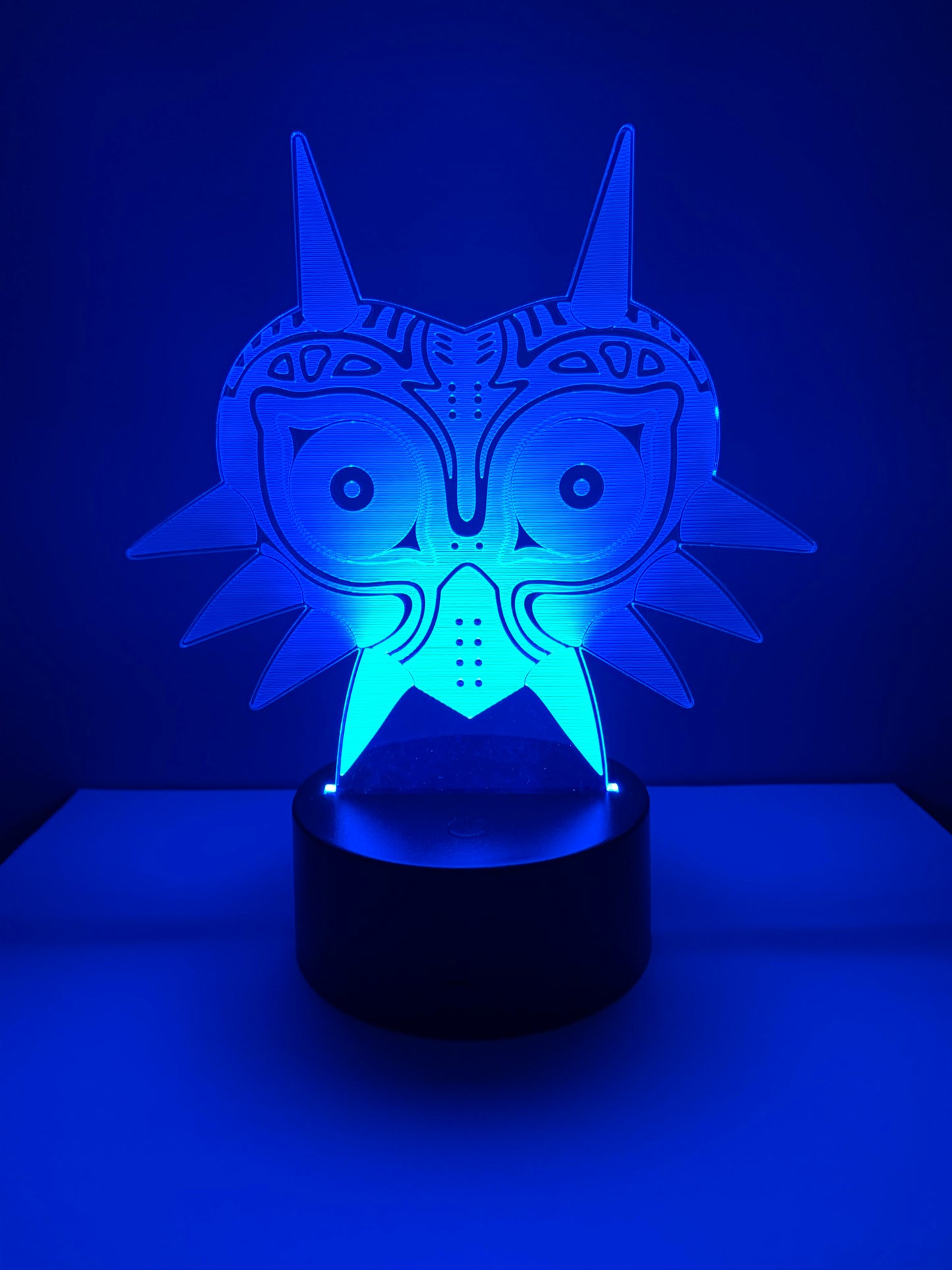 Lampe 3D DEL Zelda Majora Mask