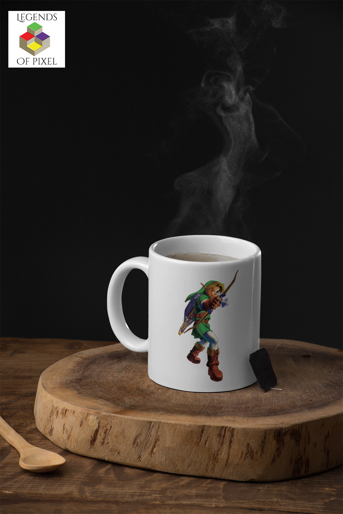 Autocollant pour tasse Link Archer Zelda