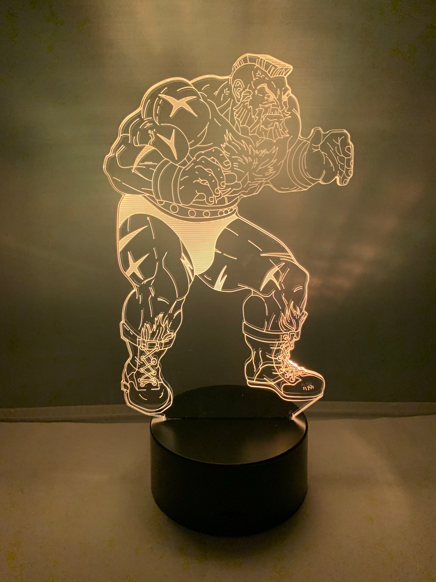 Lampe 3D DEL Zangief Street Fighter