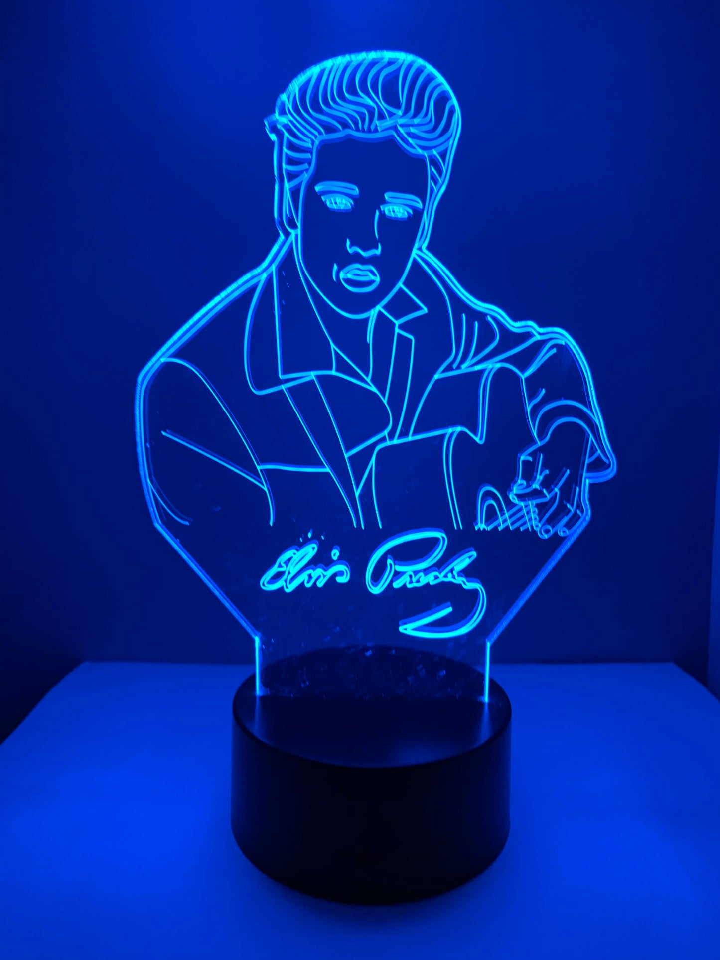 Lampe 3D DEL Elvis Presley