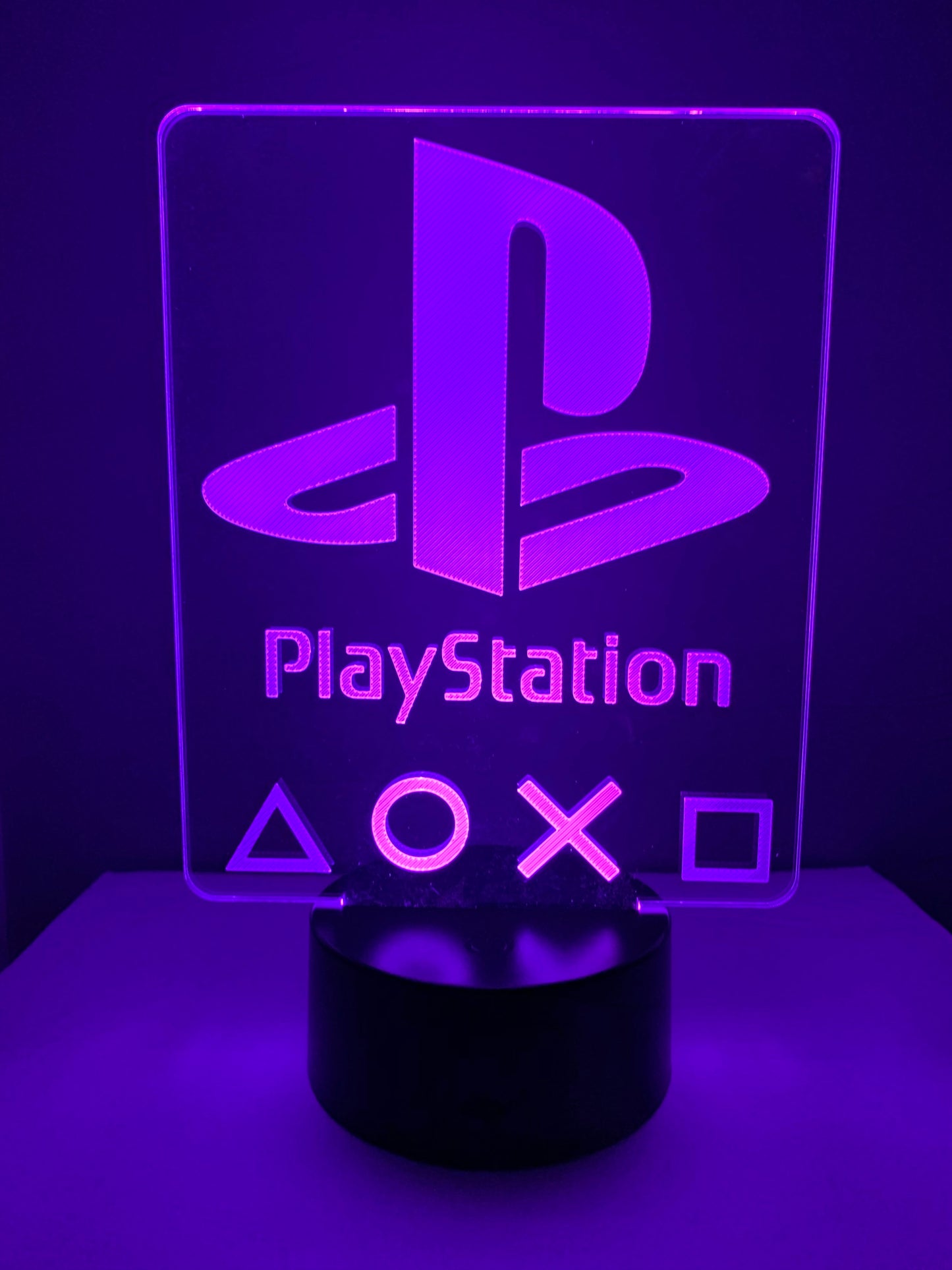 Lampe 3D DEL Logo Playstation