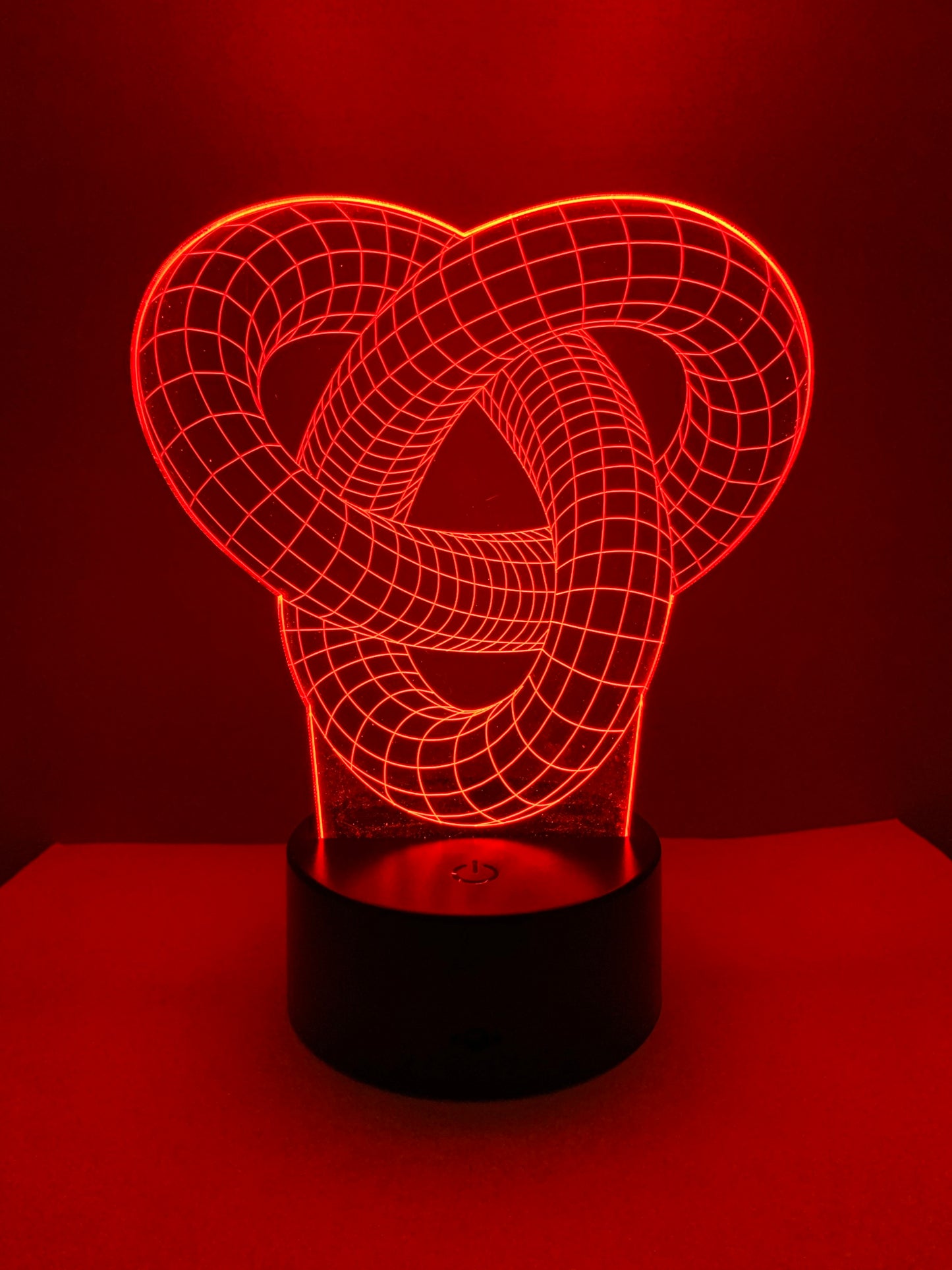 Lampe 3D DEL Abstrait 3D