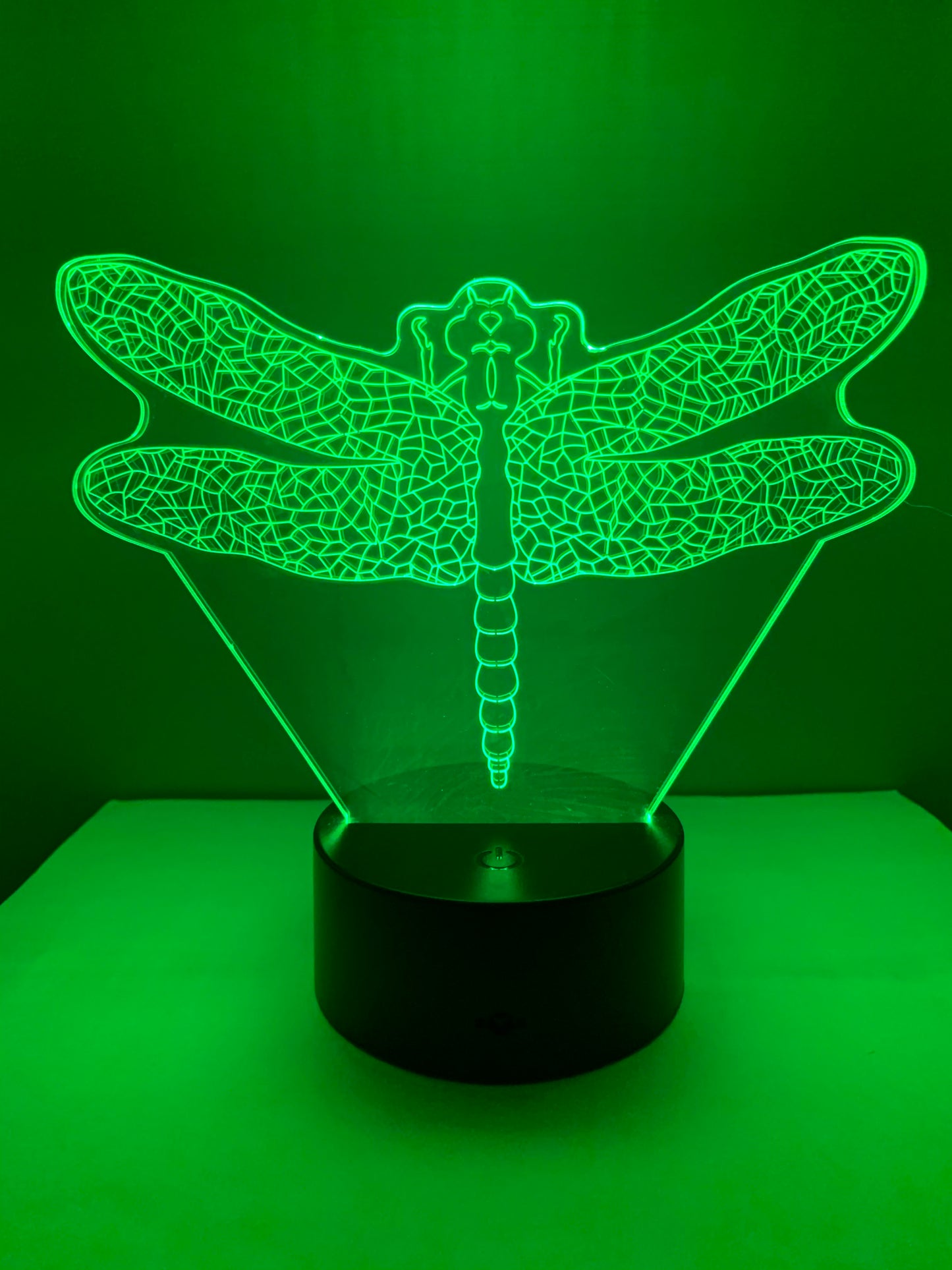 Lampe 3D DEL Libellule