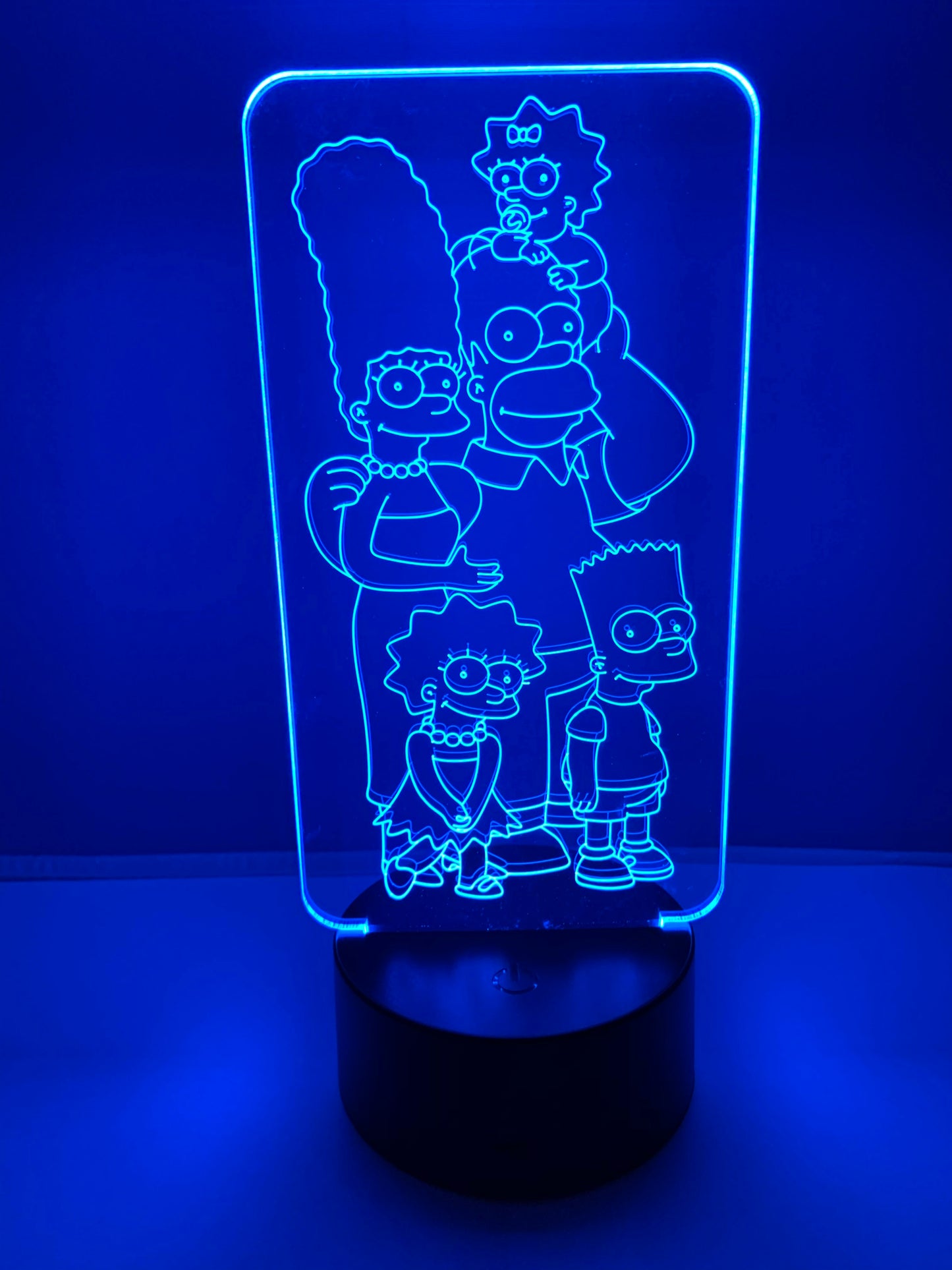 Lampe 3D DEL Les Simpsons