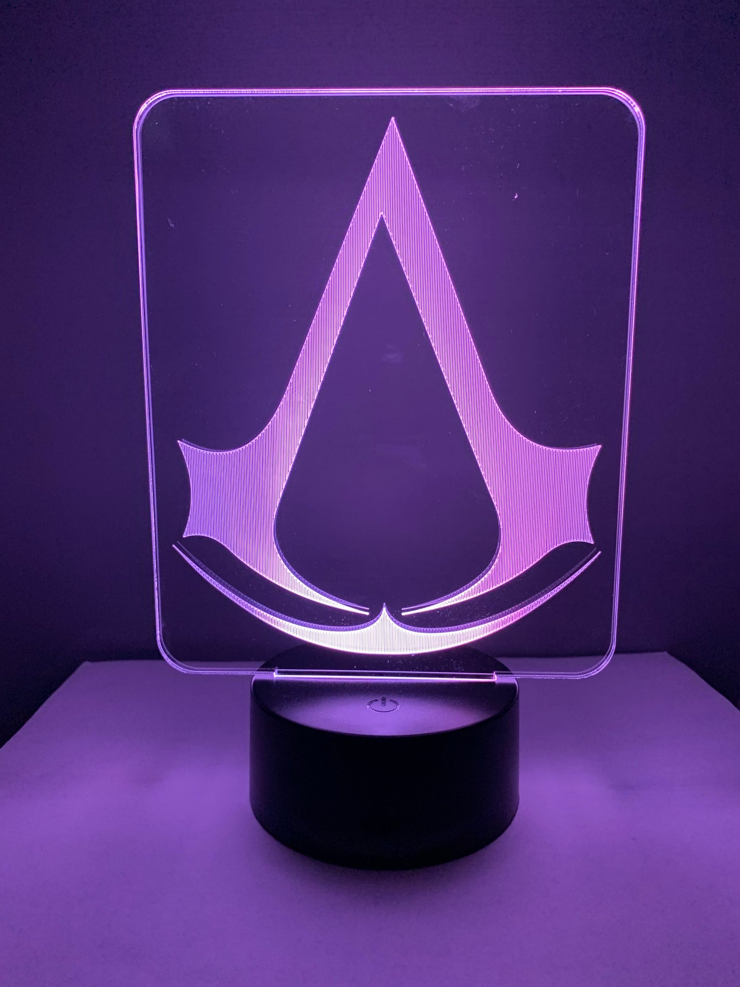 Lampe 3D DEL Logo Assassin Creed