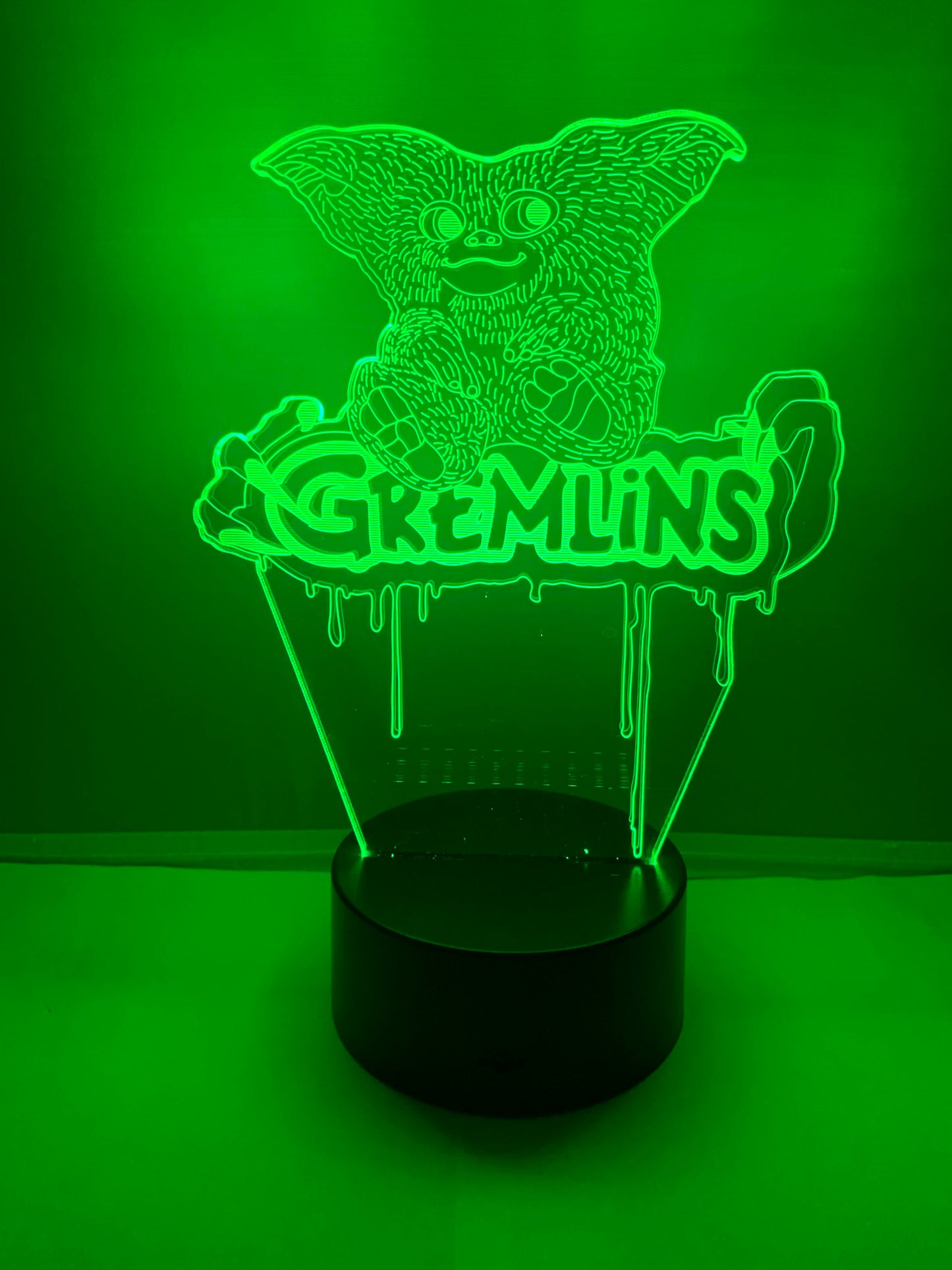 Lampe 3D DEL Les Gremlins