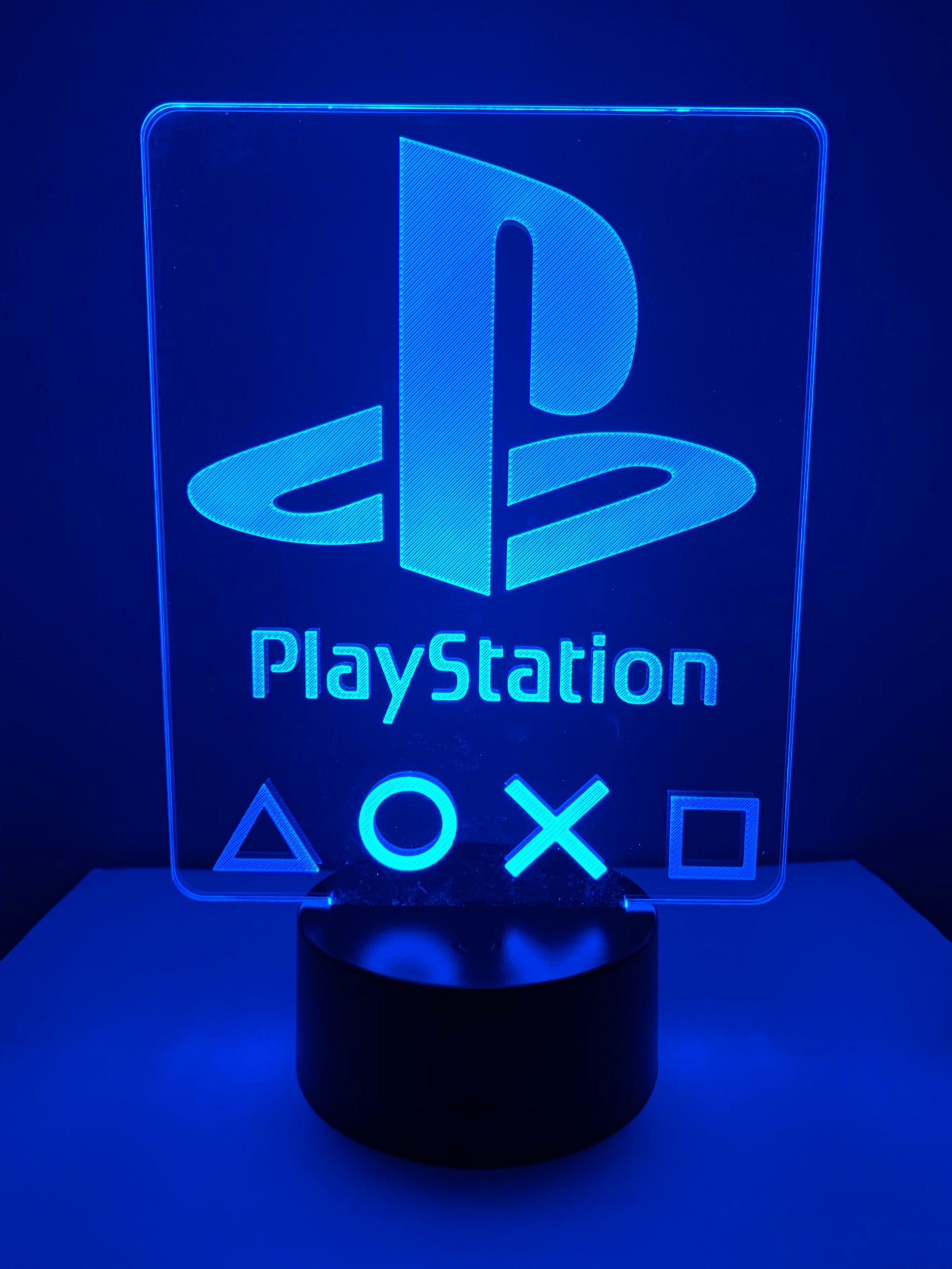 Lampe 3D DEL Logo Playstation