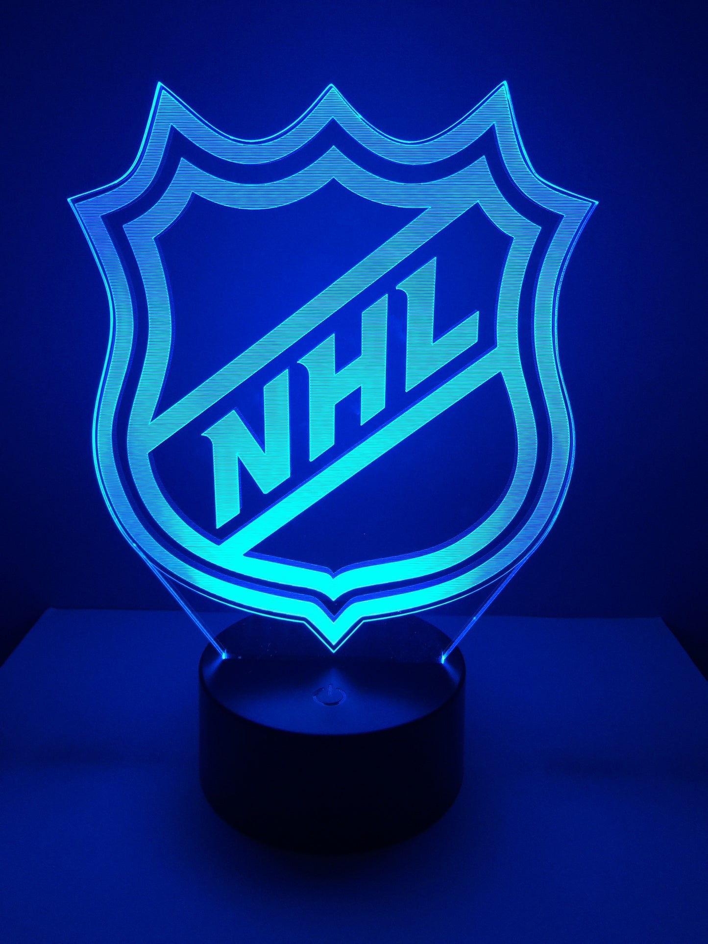 Lampe 3D DEL Hockey Logo NHL