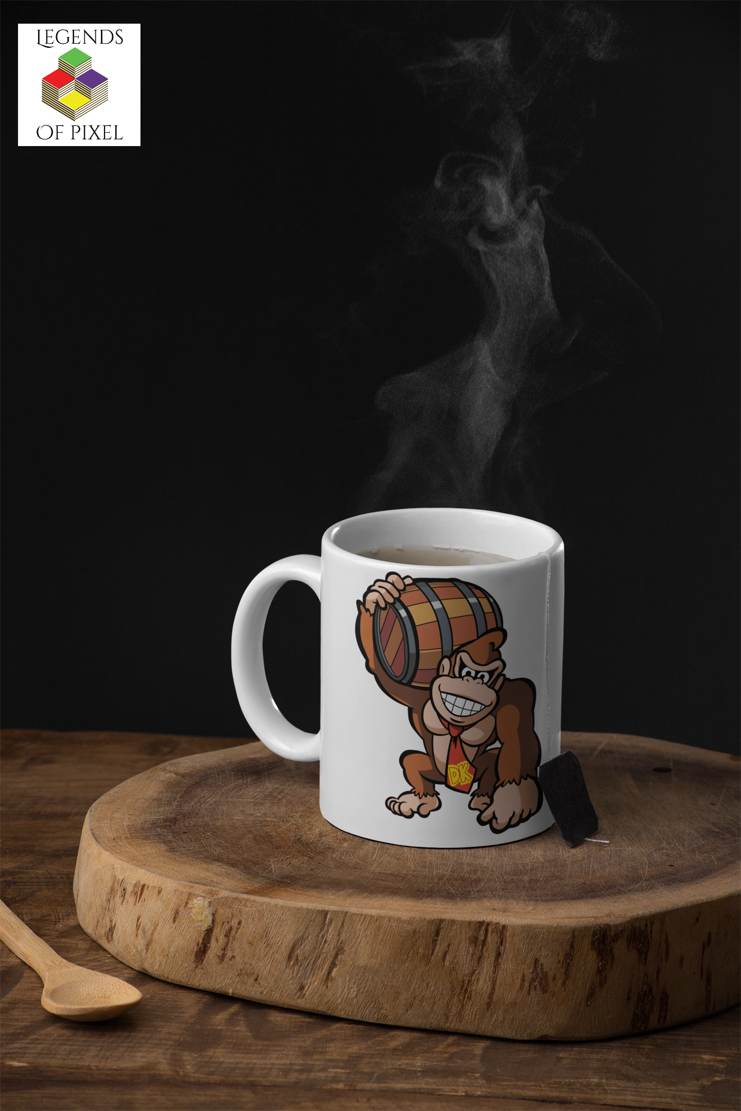Autocollant pour tasse Donkey Kong Baril