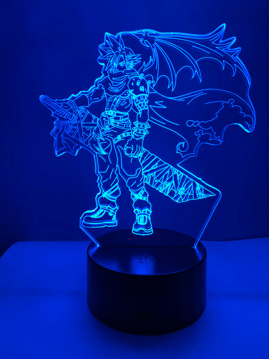 Lampe 3D DEL Final Fantasy Cloud