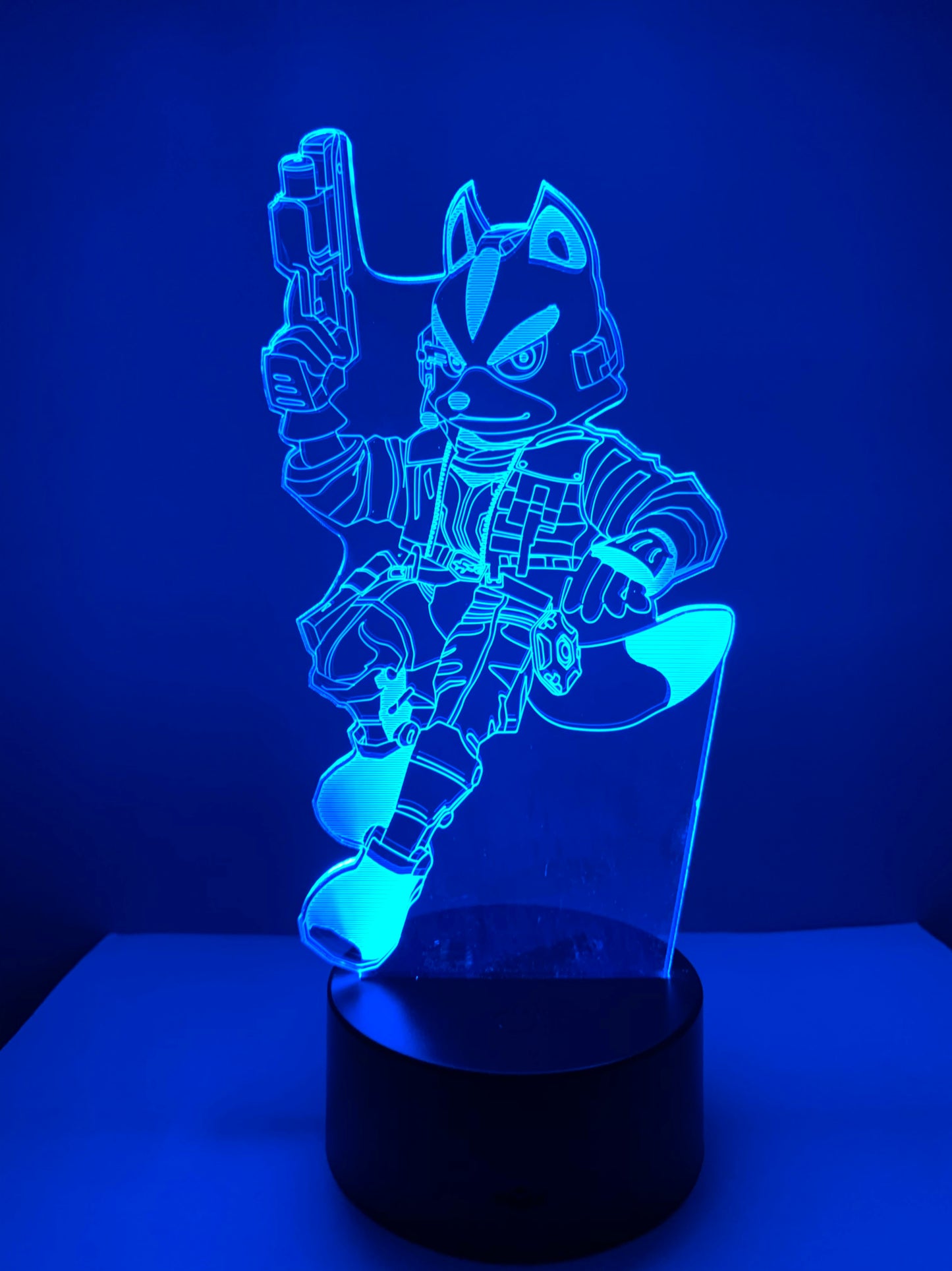 Lampe 3D DEL Fox Mccloud Star Fox (Starfox)