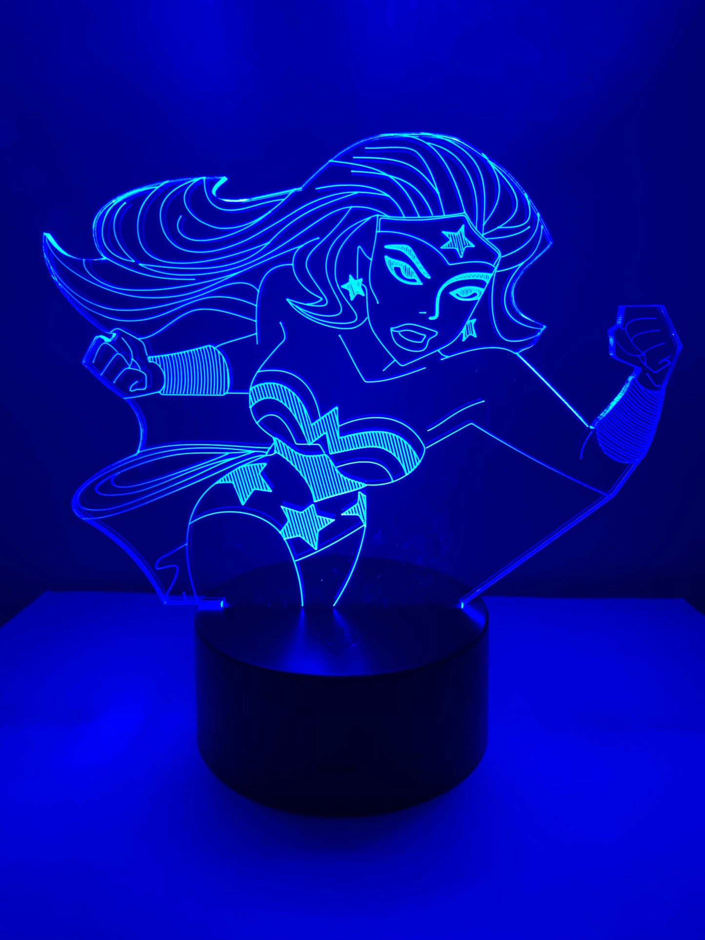 Lampe 3D DEL Wonder Women