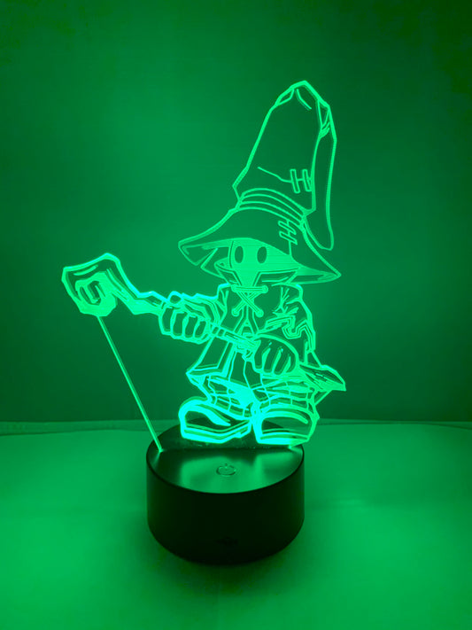 Lampe 3D DEL Dark Mage Vivi Final Fantasy