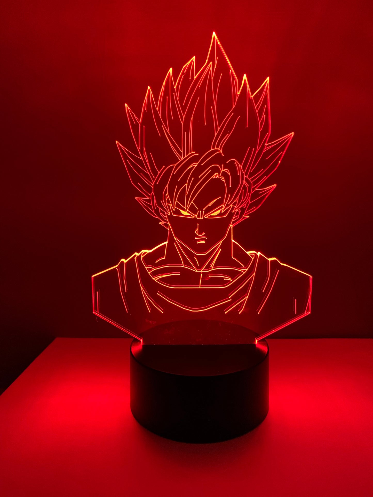 Lampe 3D DEL Son Goku Dragon Ball