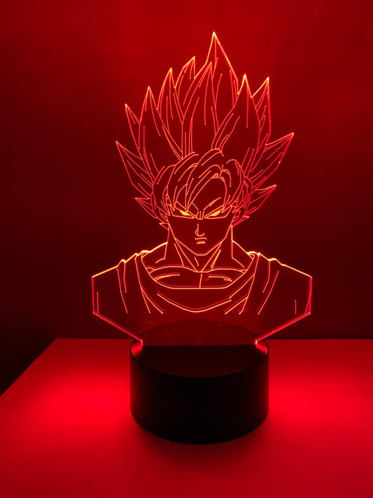 Lampe 3D DEL Son Goku Dragon Ball