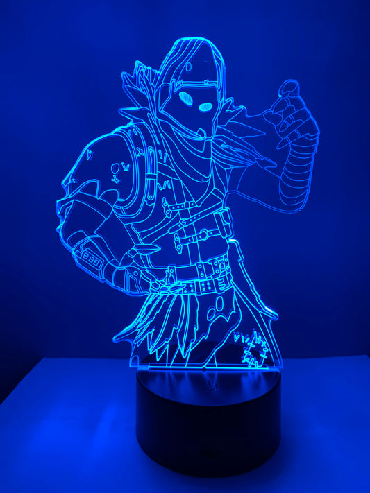 Lampe 3D DEL Fortnite Raven
