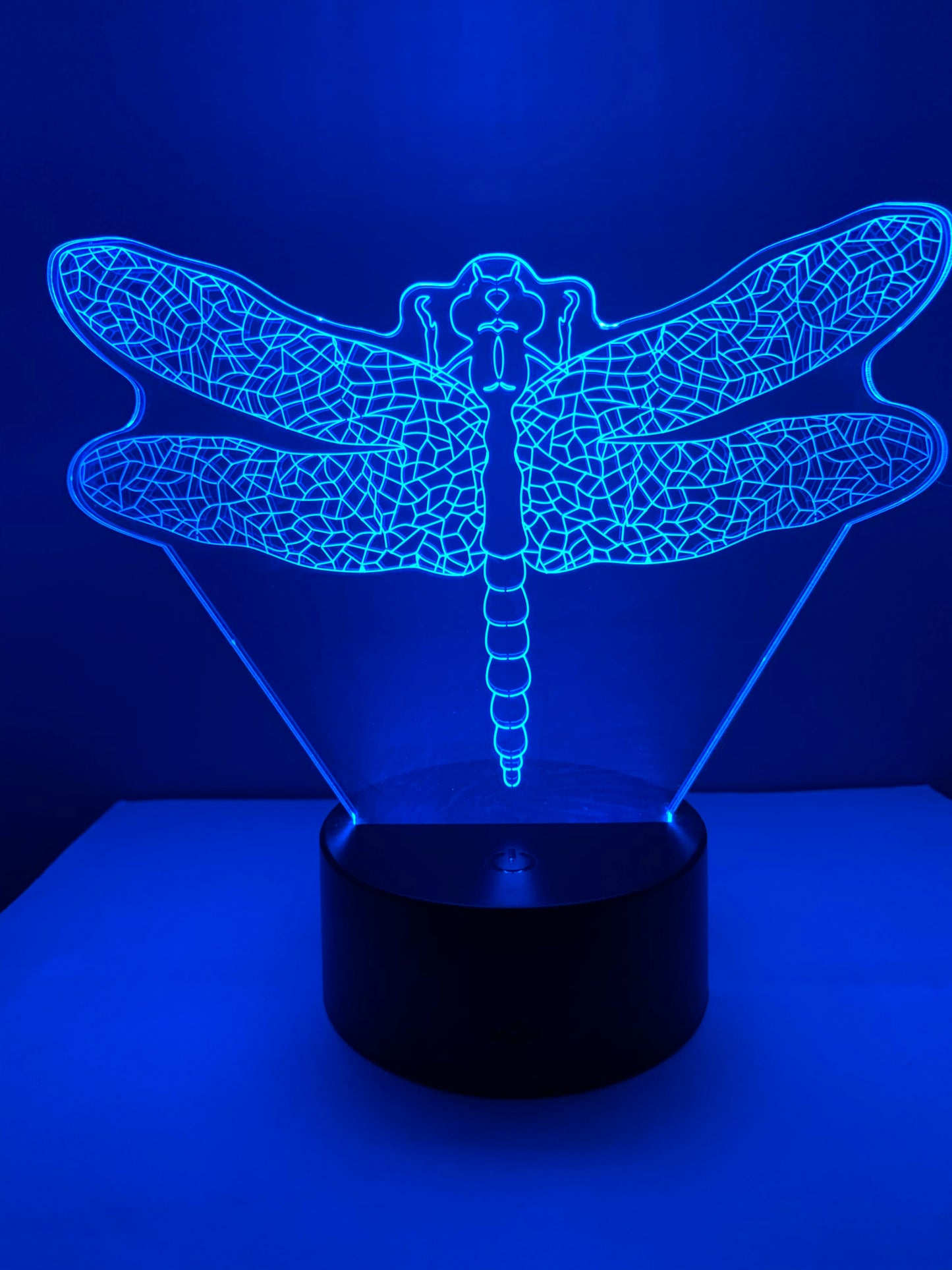 Lampe 3D DEL Libellule