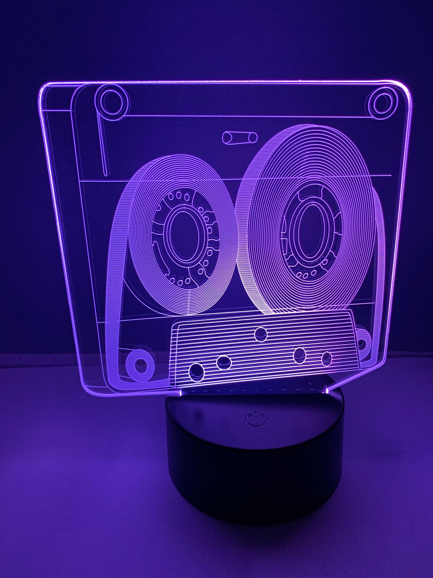 Lampe 3D DEL Rétro Cassette de musique