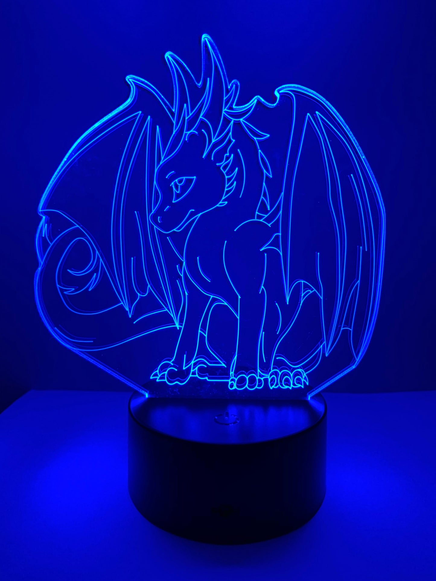 Lampe 3D DEL Joli Dragon