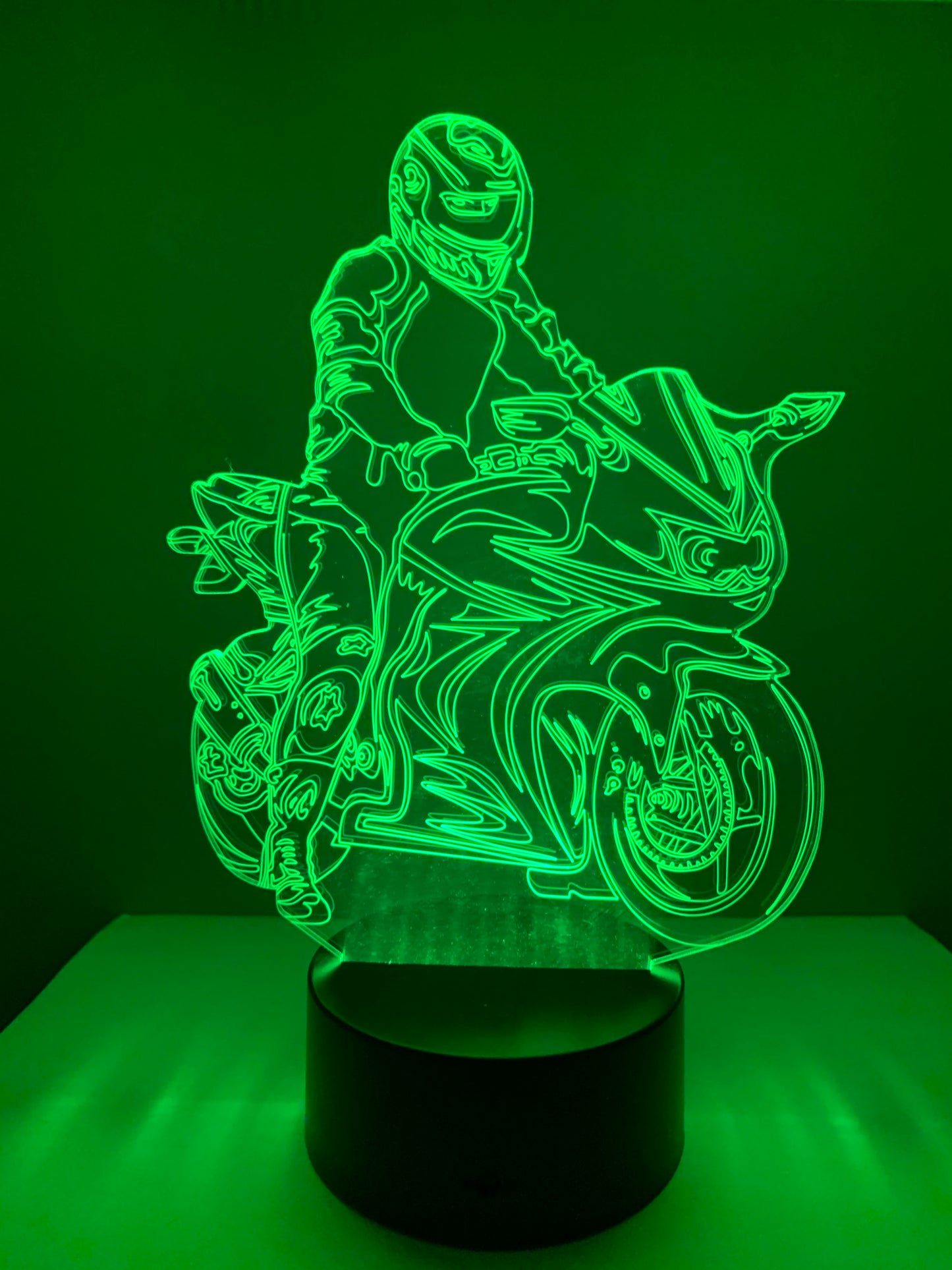 Lampe 3D DEL Moto Sport