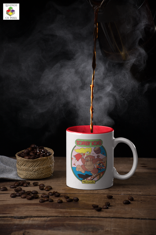 Autocollant pour tasse Donkey Kong Arcade