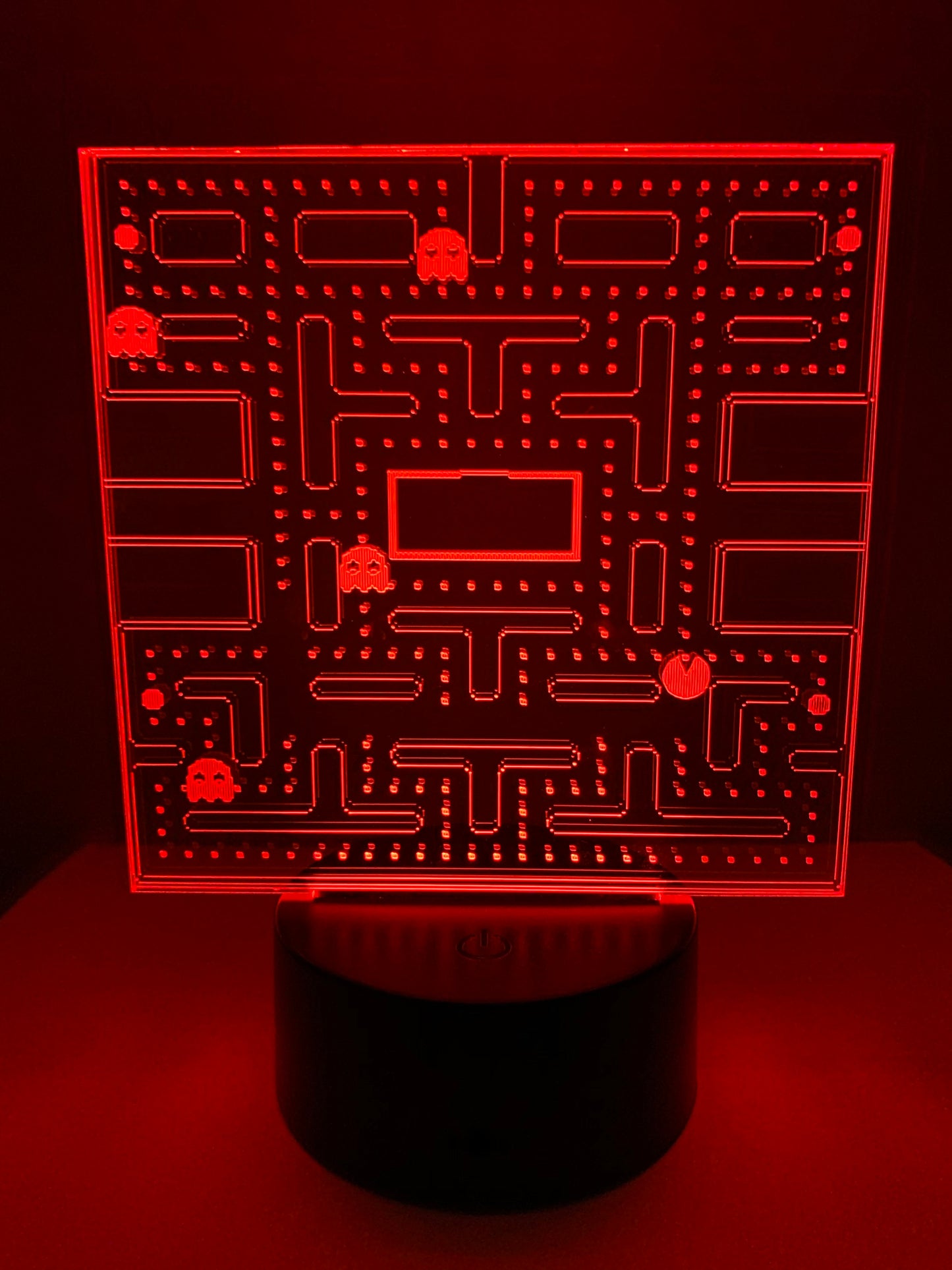 Lampe 3D DEL Pac Man Arcade