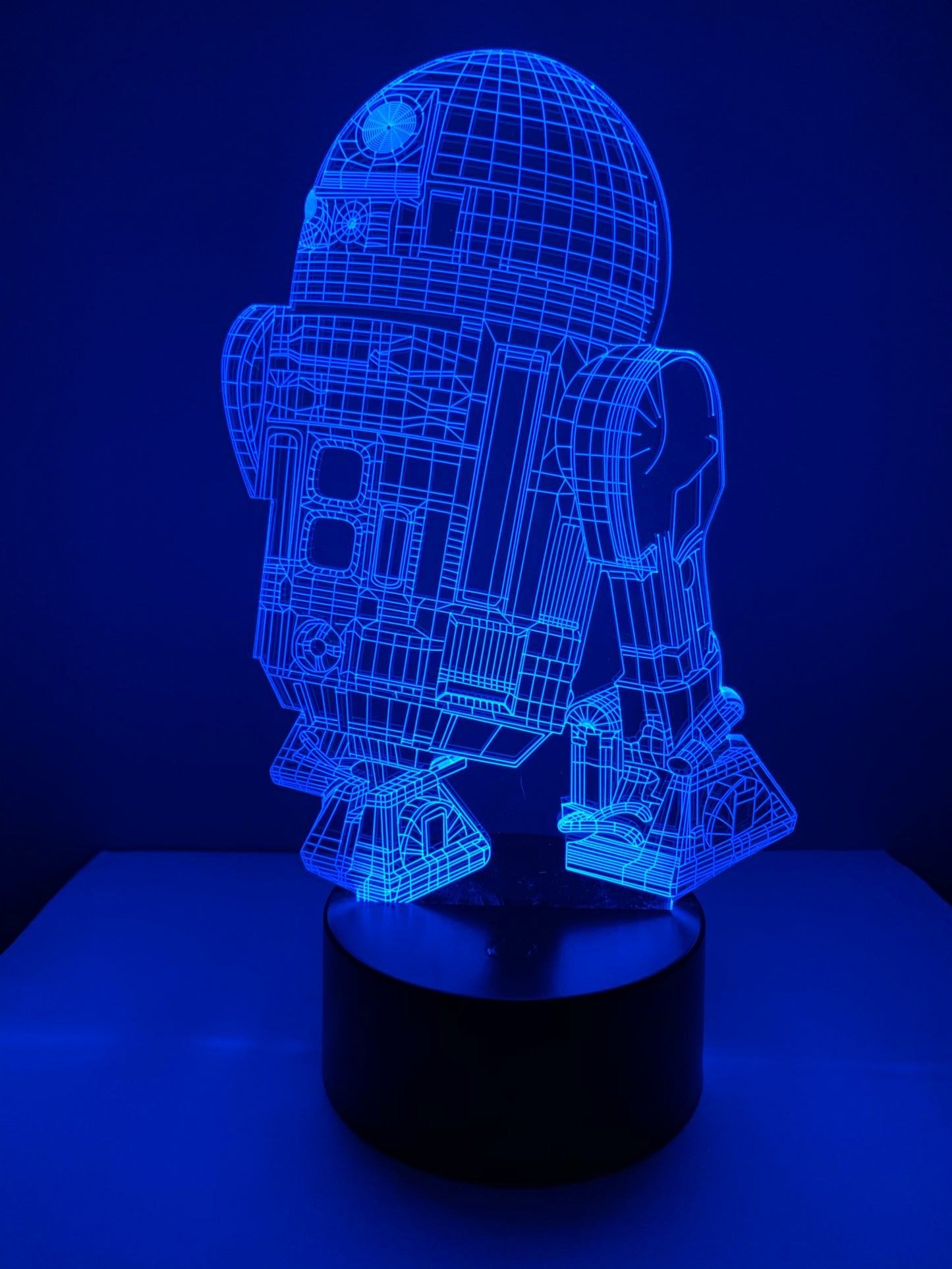 Lampe 3D DEL R2D2 Star Wars