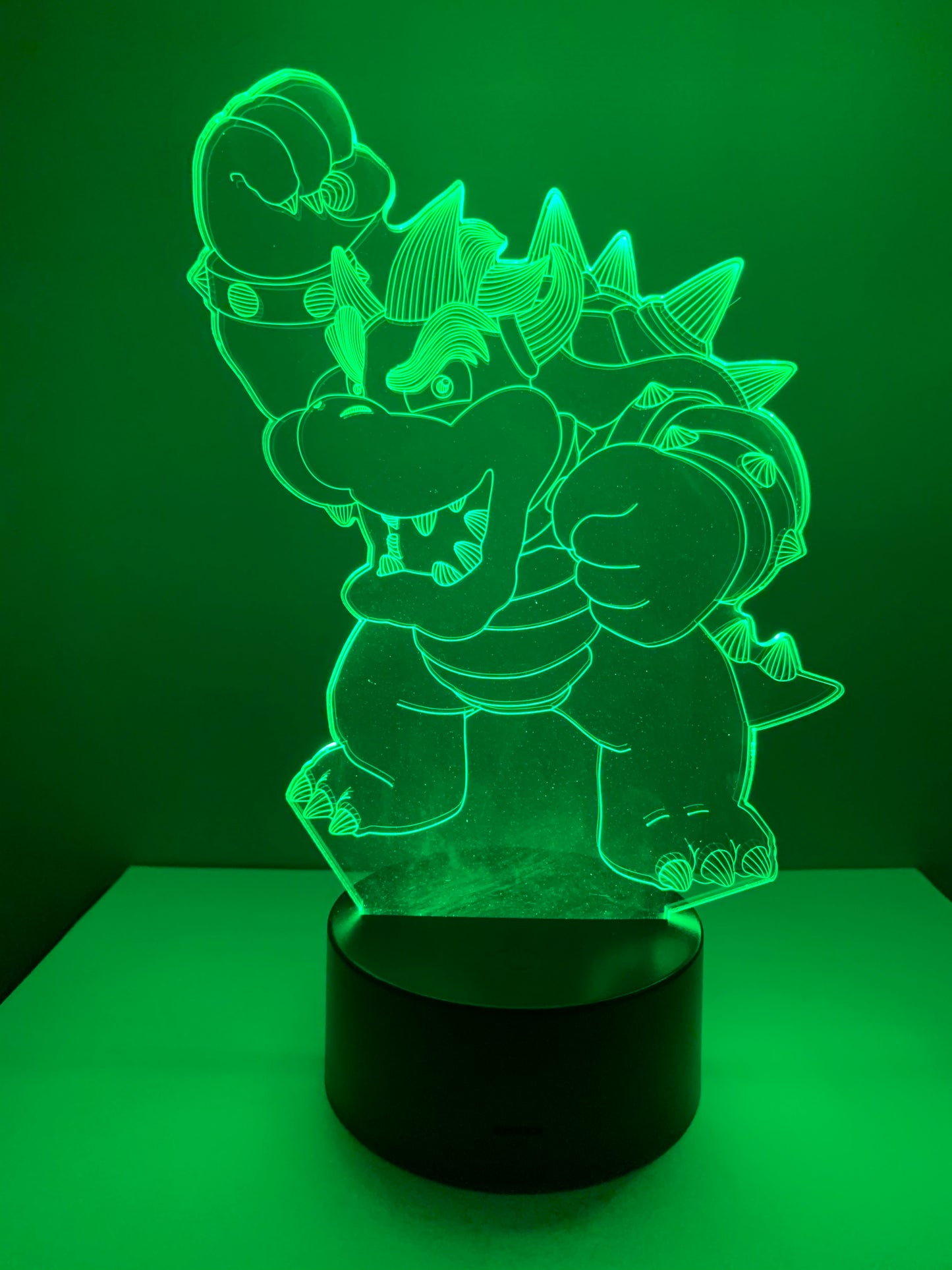Lampe 3D DEL Bowser