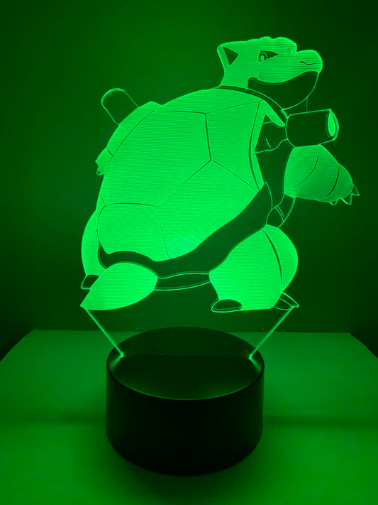 Lampe 3D DEL Pokemon Blastoise