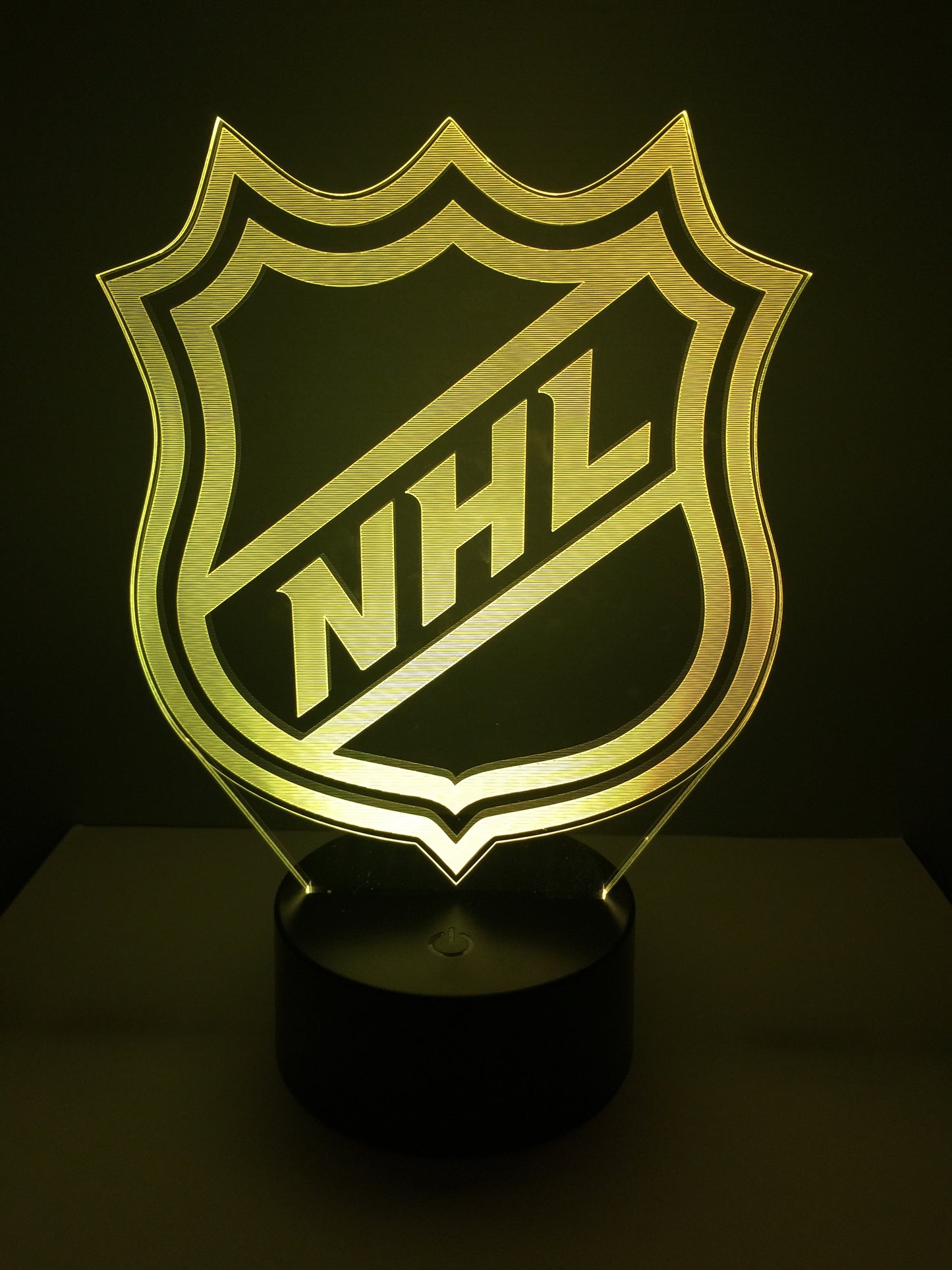 Lampe 3D DEL Hockey Logo NHL