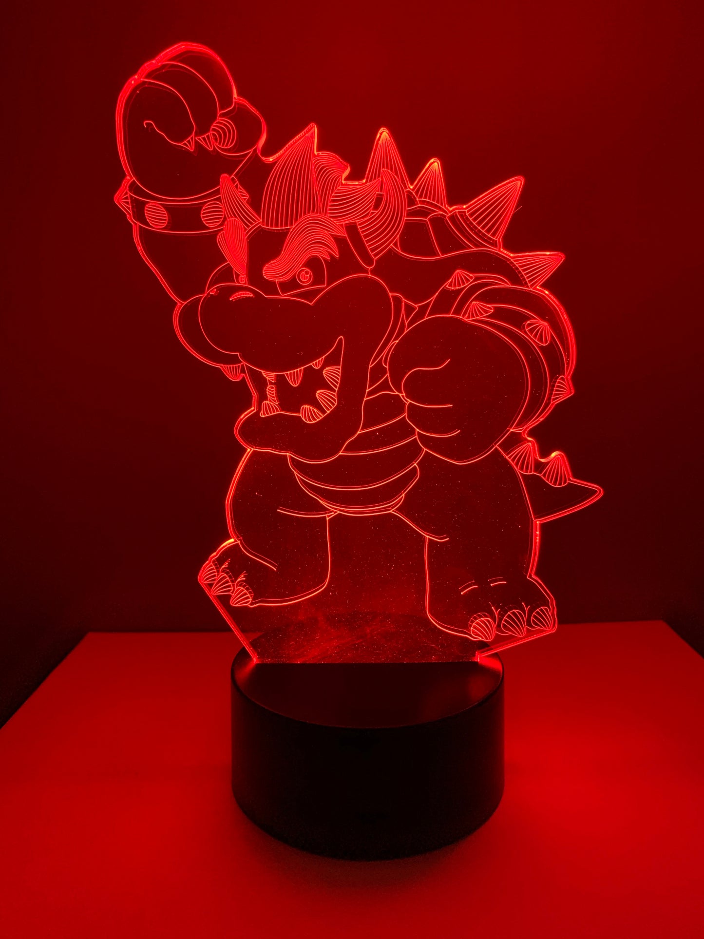 Lampe 3D DEL Bowser