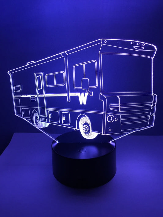 Lampe 3D DEL Campeur Motorisé VR (Camping)