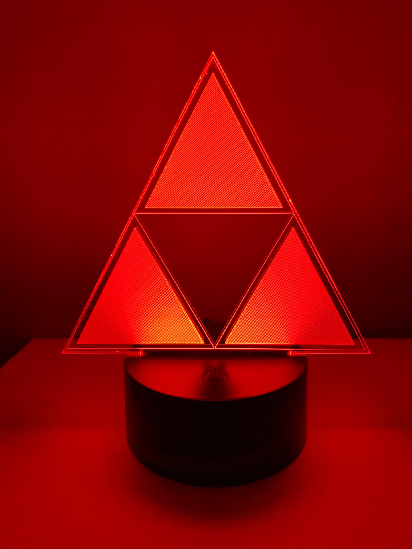Lampe 3D DEL Triforce Legend Of Zelda