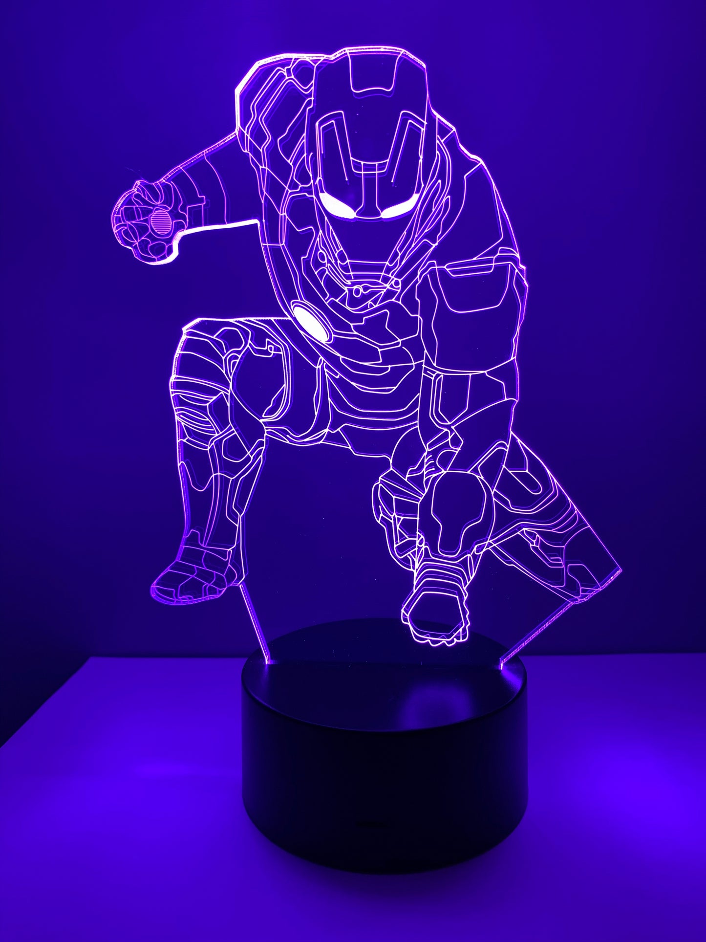 Lampe 3D DEL Iron Man
