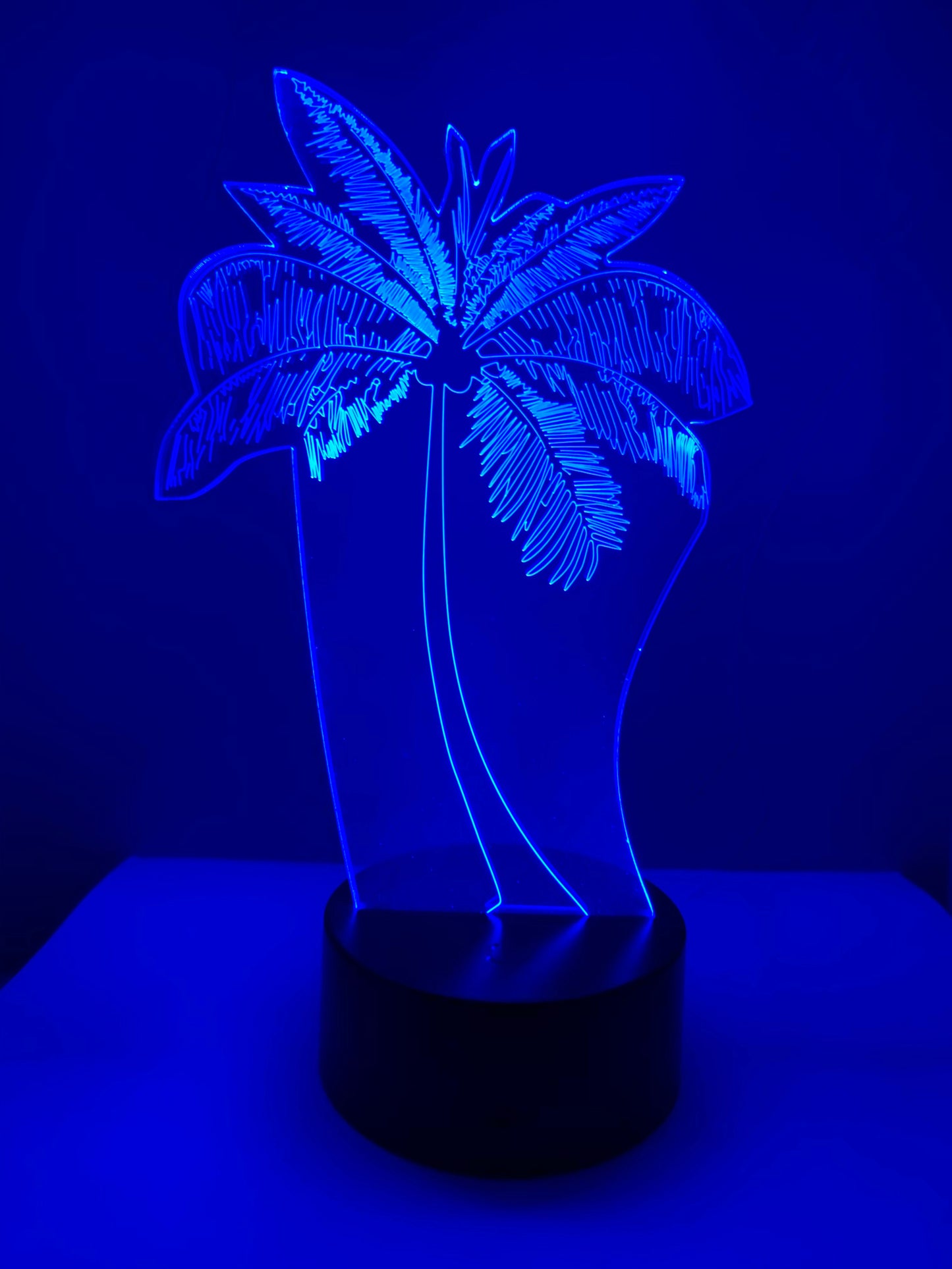 Lampe 3D DEL Palmier